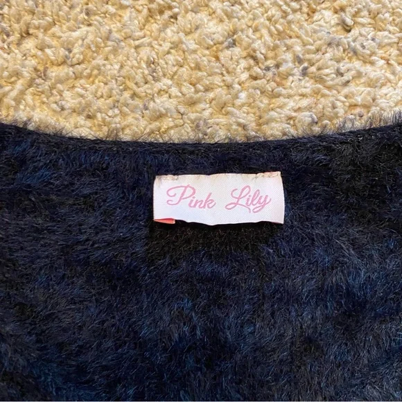 ‼️Pink Lily Eyelash Sweater‼️ - Picture 2 of 4